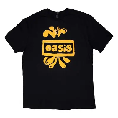 Oasis T-Shirt Drawn Logo Unisex Black