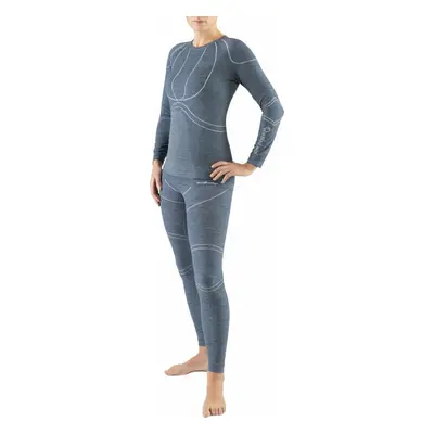 Viking Lana Pro Merino Lady Set Base Layer Dark Grey Thermal Underwear