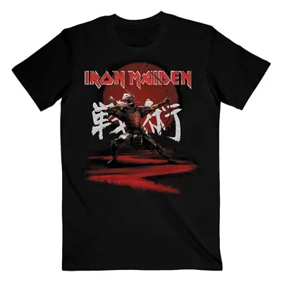 Iron Maiden T-Shirt Senjutsu Eddie Archer Kanji Unisex Black