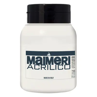 Maimeri Acrilico Acrylic Paint Titanium White 1000 ml pc