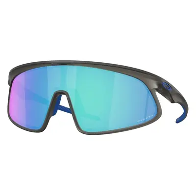 Oakley RSLV Matte Grey Smoke/Prizm Sapphire Sport Glasses