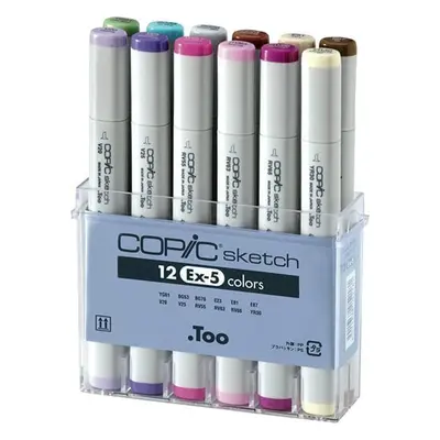 Copic Sketch Markers Ex Set 12 pcs