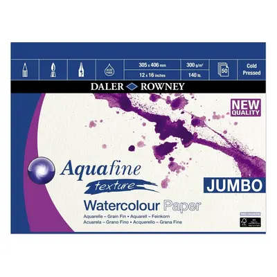 Daler Rowney Aquafine Texture Watercolour Paper Sketchbook Aquafine g