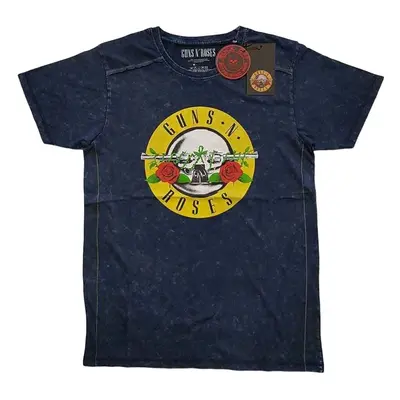 Guns N' Roses T-Shirt Classic Logo Unisex Navy Blue