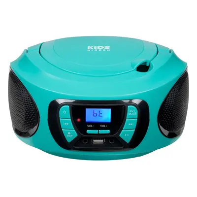 Bigben CD62BLUSBBT Blue Desktop Music Player