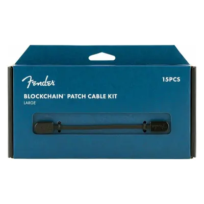 Fender Blockchain Patch Cable Kit LRG Angled - Angled Patch Cable