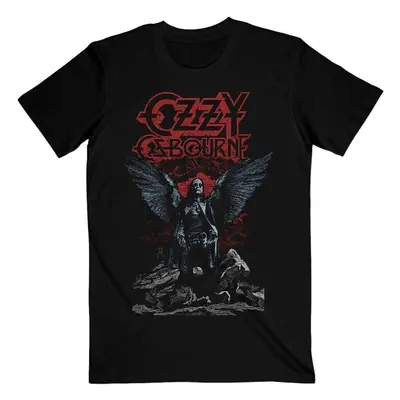 Ozzy Osbourne T-Shirt Angel Wings Unisex Black