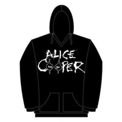 Alice Cooper Hoodie Eyes Logo Black