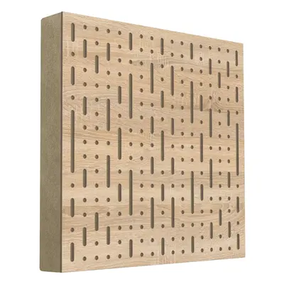 Mega Acoustic FiberPRO60 Binary Bean Sonoma Oak/Beige Absorbent wood panel