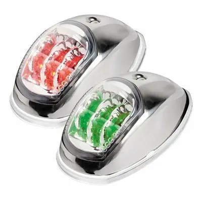 Osculati Evoled L+R Silver Navigation Light