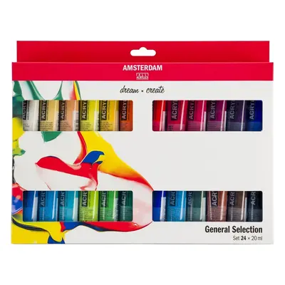 Amsterdam General Selection Set of Acrylic Paints x ml