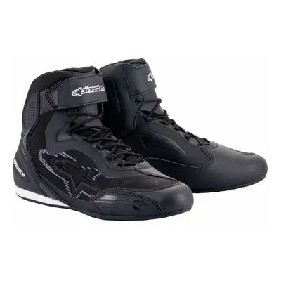 Alpinestars Faster-3 Rideknit Shoes Black/Dark Gray Motorcycle Boots