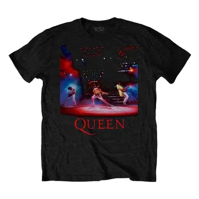 Queen T-Shirt Live Shot Spotlight Unisex Black