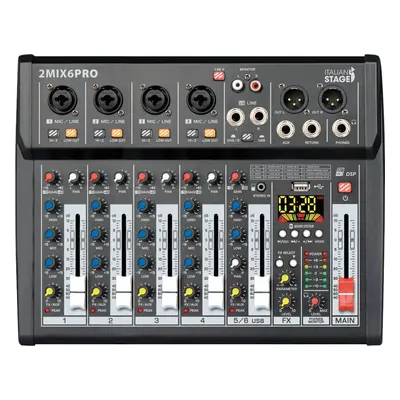 Italian Stage MIX6 PRO Mixing Desk