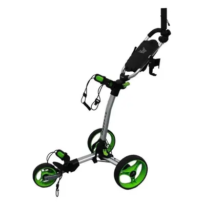 Axglo TriLite Grey/Green Manual Golf Trolley