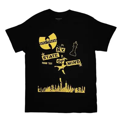 Wu-Tang Clan T-Shirt Tour '23 NY State Of Mind Unisex Black