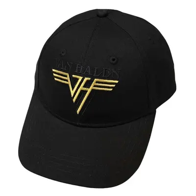 Van Halen Cap Text & Yellow Logo Black