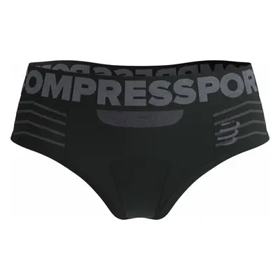 Compressport Seamless Boxer W Black/Grey Running underwear