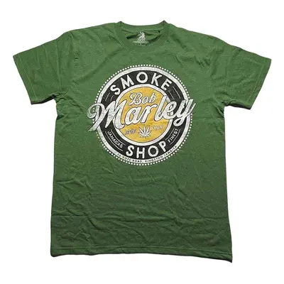 Bob Marley T-Shirt Smoke Shop Unisex Green