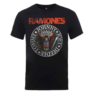 Ramones T-Shirt Vintage Eagle Seal Unisex Black