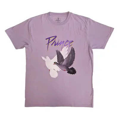 Prince T-Shirt Doves Distressed Unisex Purple