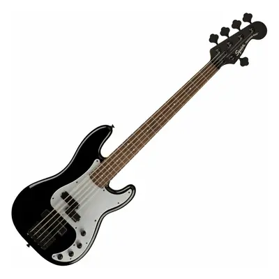 Fender Squier Contemporary Active Precision Bass LRL PH V Black 5-string Bassguitar