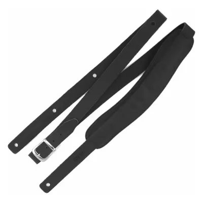 Richter Slim Deluxe Buffalo Black Guitar strap Black