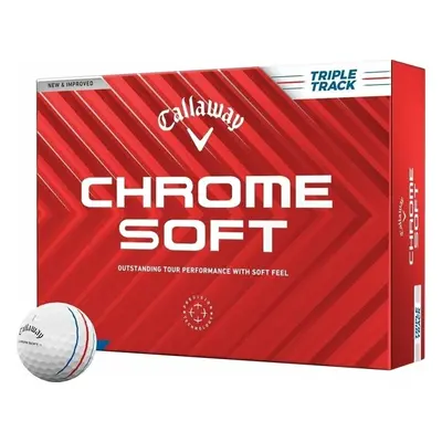 Callaway Chrome Soft White Triple Track Golf Balls