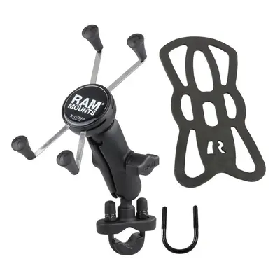 Ram Mounts Handlebar Rail Mount For Large Devices Phone/Tablet Holder