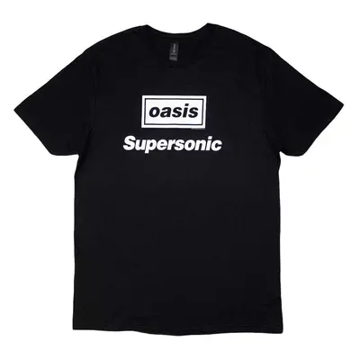 Oasis T-Shirt Supersonic Title Unisex Black