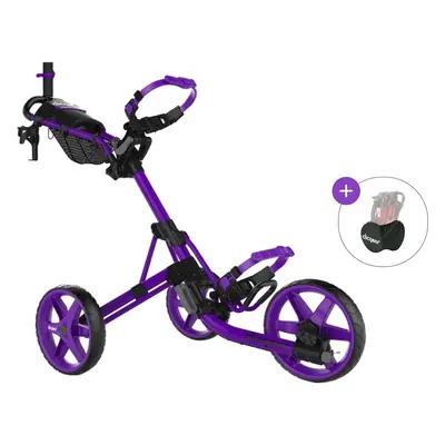 Clicgear Model 4.0 Purple SET Purple Manual Golf Trolley