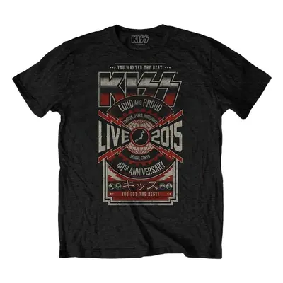 Kiss T-Shirt Japan Live Unisex Black