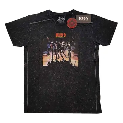 Kiss T-Shirt Destroyer (Wash Collection) Unisex Black