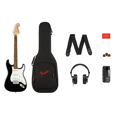 Fender Squier Affinity Series Stratocaster Mustang Micro Pack Black Electric guitar