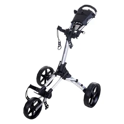 Fastfold Square Silver/Black Manual Golf Trolley