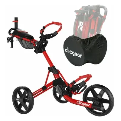 Clicgear Model 4.0 SET Matt Red Manual Golf Trolley