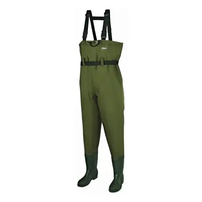 DAM Hydroforce Nylon Taslan Chest Wader Bootfoot Green 46-2XL Fishing Waders