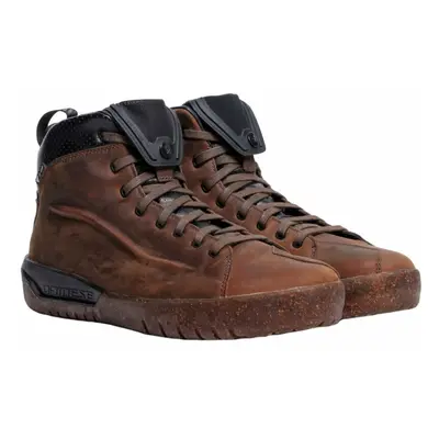 Dainese Metractive D-WP Shoes Brown/Natural Rubber Motorcycle Boots