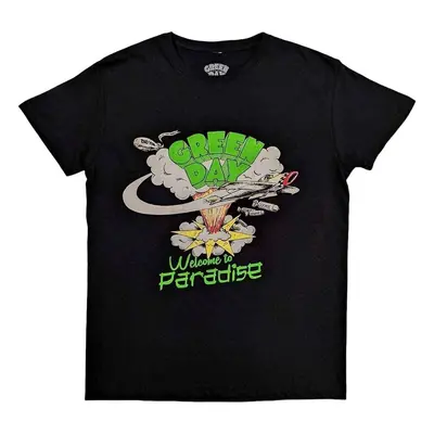 Green Day T-Shirt Welcome to Paradise Unisex Black