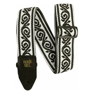 Ernie Ball Classic Jacquard Textile guitar strap Black Vine