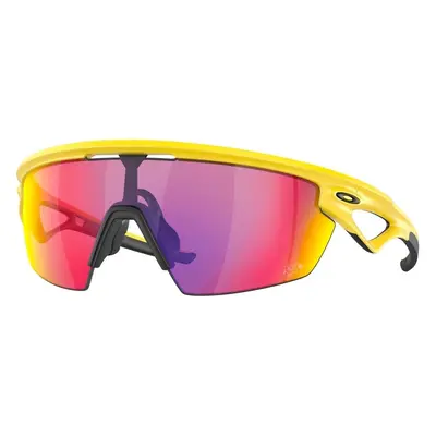 Oakley Sphaera Matte Yellow/Prizm Road Sport Glasses