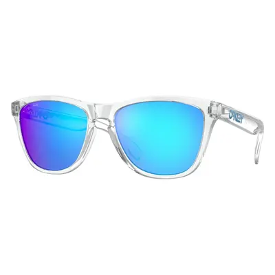 Oakley Frogskins Polished Clear/Prizm Sapphire Lifestyle Glasses