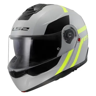 LS2 FF908 Strobe II Autox Grey/Hi-Vis Yellow Helmet