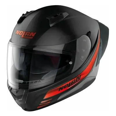 Nolan N60-6 Sport Outset Flat Black Red Helmet