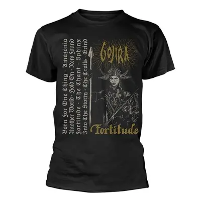 Gojira T-Shirt Fortitude Tracklist Unisex Black