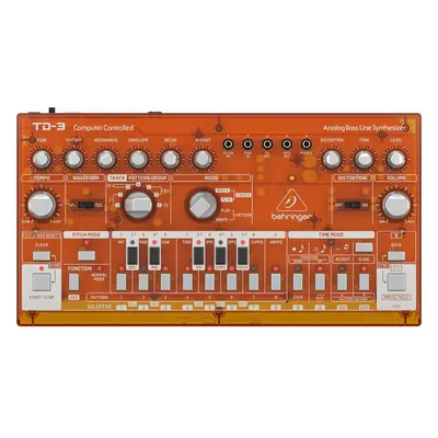 Behringer TD-3 Synthesizer Transparent Orange