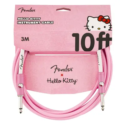 Fender Hello Kitty Instrument 10ft / 3‚05 m Straight - Straight Instrument Cable