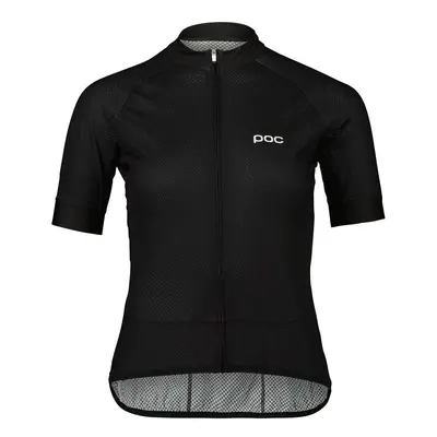 POC Essential Road Women's Logo Jersey Uranium Black/Hydrogen White