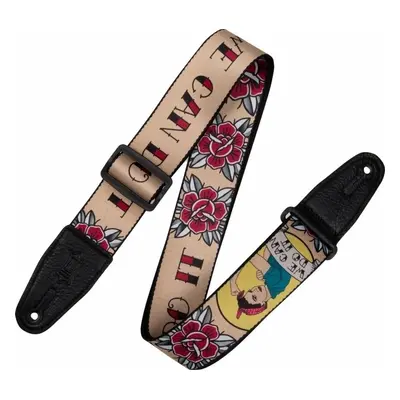 Levys MPD2-125 Textile guitar strap Rosie the Riveter