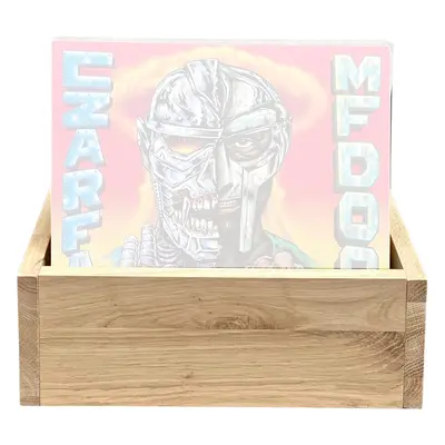 Music Box Designs A Vulgar Display of Vinyl 12" Vinyl Storage Vinyl Record Box Natural